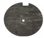 Click Here For Full Product Info E14265 COVER-SPARE TIRE-CORRECT THICKNESS-5 PLY-FINISHED IN BLACK STAIN-56-60