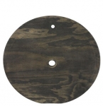 E14266 COVER-SPARE TIRE-CORRECT THICKNESS-5 PLY-FINISHED IN BLACK STAIN-61-62