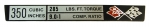E1794 PLATE-ENGINE DATA-CONSOLE-L-82 350-74