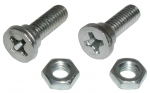 E1933 SCREW-SEAT BACK PIVOT-WITH NUTS-PAIR-70L-73