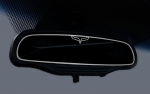 Click Here For Full Product Info E21319 Trim Ring-Mirror-Interior Rear View-Crossed Flags-Standard or Auto DIM-05-13