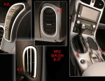 E21321 Dash Trim Kit-Interior-Polished or Brushed-Stainless Steel-9 Pieces-05-13