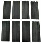 E2134 CUSHION SET-BODY MOUNT-GROOVED RUBBER PAD SET-8 PCS.-53-62