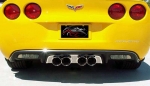 E21555 Panel-Exhaust-Corsa 4.0 Quad Tip Exhaust-Perforated-Stainless Steel-05-13