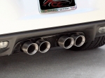 E21622 Panel-Exhaust-NPP Dual Mode Exhaust-Laser Mesh-Black Stealth-Stainless Steel-05-13