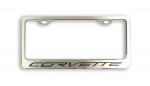 Click Here For Full Product Info E21639 Frame-License Plate-C6 Corvette Lettering-Carbon Fiber Inlay-7 Colors Available