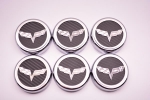 Click Here For Full Product Info E21716 Cap Set-Engine Fluids-Carbon Fiber-Colors-C6 Crossed Flags-Manual-6 pieces-05-13