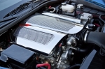 E21722 Plenum Cover-Intake Manifold-Perforated-Stainless Steel-Low Profile-W/ LED-Z06-06-13