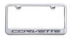 Click Here For Full Product Info E21820 Frame-License Plate-C7 Corvette Lettering-Carbon Fiber Inlay-7 Colors Available