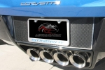 E21840 Tag Back-License Plate-Carbon Fiber-Stainless Steel Trim-14-17