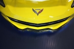 Click Here For Full Product Info E21844 Spoiler-Front Lip-Carbon Fiber Overlay-W/ Stingray Script-Stainless Steel-14-17