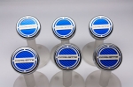 Click Here For Full Product Info E21878 Cap Set-Engine Fluids-Carbon Fiber-Colors-Corvette Script-Manual-6 pieces-14-17