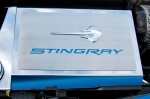E21884 Cover-Fuse Box-Stainless Steel-Carbon Fiber-Stingray Script & Emblem-7 Colors-14-17