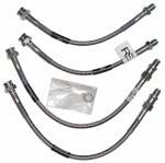 Click Here For Full Product Info E2278 HOSE SET-BRAKE-BRAIDED STAINLESS STEEL-USA-4 PIECES-63-82