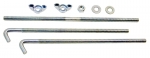Click Here For Full Product Info E3285 BOLT KIT-BATTERY HOLD DOWN-WITH AIR CONDITIONING-WITH WING NUTS-63-67 AND ALL 396-65