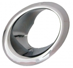 Click Here For Full Product Info E3297 BEZEL-EXHAUST-CHROME-LEFT-66-67 TEMPORARILY UNAVAILABLE