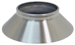 E3328 CONE-ALUMINUM KNOCK OFF WHEEL-STAINLESS STEEL-BRUSHED FINISH-USA-EACH-66