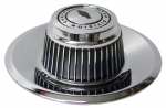 E3391A CAP-RALLY WHEEL-CHROME AND STAINLESS STEEL-WITH BOWTIE EMBLEM-EACH-68-82
