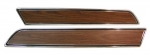 Click Here For Full Product Info E3415 TRIM-DOOR PANEL-UPPER DIE CASTING-WALNUT INSERT-INCLUDES HARDWARE-PAIR-70-75