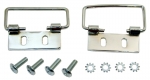 E4245 LATCH-SOFT TOP-CONVERTIBLE TOP-REAR-WITH ADJUSTABLE PLATES-PAIR-61-62