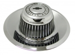 E5235 CAP-RALLY WHEEL-CHROME AND STAINLESS STEEL-WITH BOWTIE EMBLEM-EACH-68-82
