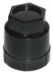 E6119 CAP-WHEEL-LUG NUT COVER-BLACK-EACH-85-96