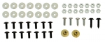 E6161 FASTENER KIT-SOFT TOP-CONVERTIBLE TOP-WEATHERSTRIP-50 PIECES-68-75