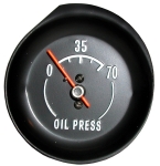 E6287 GAUGE-OIL PRESSURE-70 LBS.-WHITE FACE-72-73
