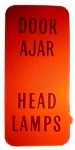 Click Here For Full Product Info E6478 LENS-DOOR AJAR-HEADLAMP-TELL-TALE-72-76