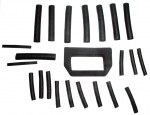 E7666 GASKET SET-DASH LENS-23 PIECES-63-67