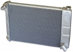 E8946 RADIATOR-ALUMINUM-DIRECT FIT-NATURAL FINISH-BIG BLOCK 66-68-SMALL BLOCK W/MANUAL - 66 - 68