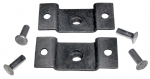 E9336 RETAINER-FUEL TANK STRAP-REAR-WITH WELD NUT-PAIR-56-62