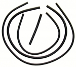 Click Here For Full Product Info E9920 HOSE KIT-WINDSHIELD WASHER-WITH OUT AIR CONDITIONING-RIBBED-4 PIECES-63-67