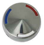 EC123 CAP-KNOCK OFF WHEEL SPINNER-POLISHED STAINLESS STEEL-USA-EACH-63-66