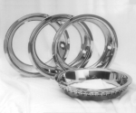 EC217S TRIM RING-POLISHED STAINLESS STEEL-SET OF 4- IMPORT-68-82