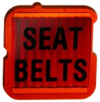 Click Here For Full Product Info EC319 LENS-FASTEN SEAT BELTS-WARNING-68-71