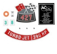 13078 DECAL KIT-ENGINE COMPARTMENT-390 HP-66