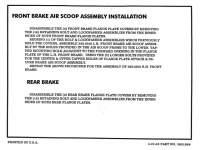 13134 INSTRUCTION SHEET-FOR Z 06 BRAKES-GLOVE BOX-63