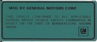 263037 DECAL-DOOR-VEHICLE CERTIFICATION LABEL-69-75