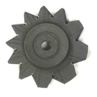 59075 PULLEY-ALTERNATOR-BLACK OXIDE-ONE PIECE-65-67