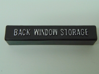 E3778 HANDLE-REAR WINDOW STORAGE-WITH CLIPS AND SCREWS-USA-68-72