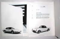 E10687 BROCHURE-ONE MILLIONTH CORVETTE PRESS RELEASE-ORIGINAL N.O.S-1992