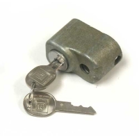 E10845 LOCK-SPARE TIRE-WITH B LATE KEYS-LARGE CAP, LARGE HOLE-69-82