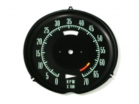 E11953 FACE-TACHOMETER-6500 REDLINE-68-71