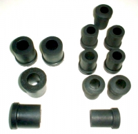 E13041 BUSHING SET-REAR LEAF SPRING-EYE BOLT-12 PIECES-53-62