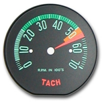 E13129 FACE-TACHOMETER-RED-5500 RED LINE-60L-61E