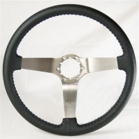 E13434 WHEEL-STEERING-BRUSHED SPOKE-LEATHER-69-82