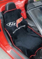 E13689 SEAT ARMOR-SEAT SAVER-WITH C6 LOGO-EACH-05-12