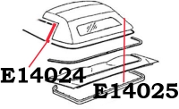 E14024 WEATHERSTRIP-SOFT TOP SIDE VERTICAL REAR-CONVERTIBLE-USA-LEFT-98-04