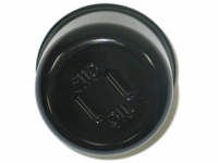 E14240 CAP-OIL FILLER-V8-PAINTED BLACK-55-57